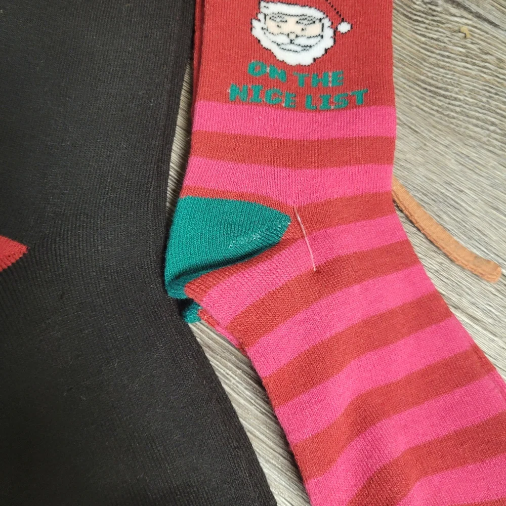 8 Pair New Christmas Socks Women's Rae Dunn‎ A48